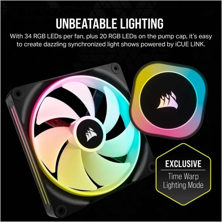 Система рідинного охолодження Corsair iCUE Link H170i RGB (CW-9061004-WW) - фото 12