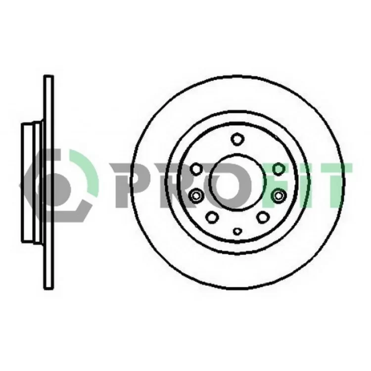 Гальмівний диск Profit 5010-1500