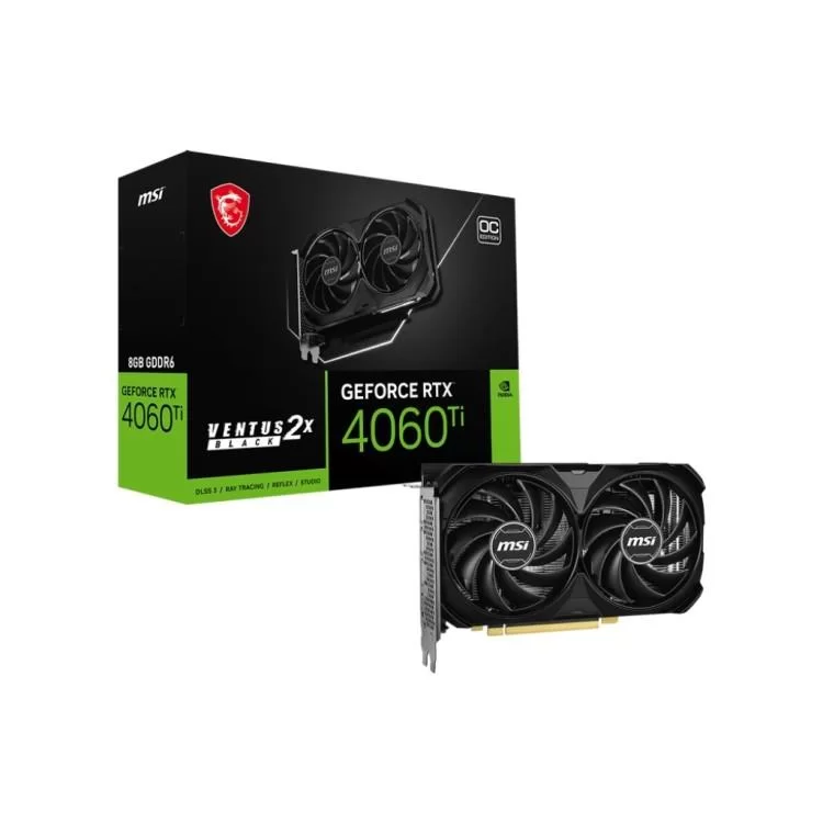 Відеокарта MSI GeForce RTX4060Ti 8Gb VENTUS 2X BLACK E1 OC (RTX 4060 Ti 8G VENTUS 2X BLACK E1 OC) відгуки - зображення 5