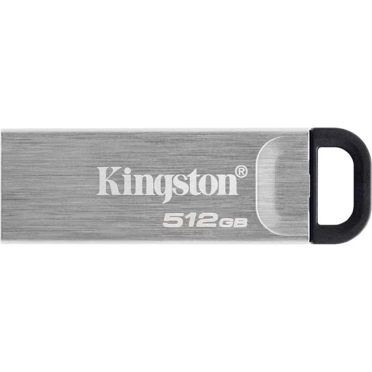 USB флеш накопитель Kingston 512GB DataTraveler Kyson Silver/Black USB 3.2 (DTKN/512GB) цена 2 497грн - фотография 2