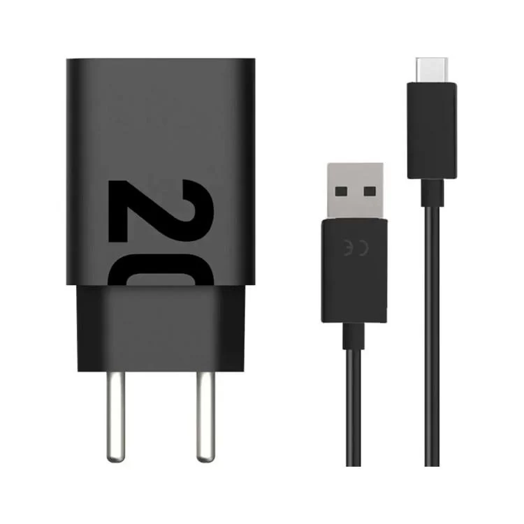 Зарядний пристрій Motorola 20W USB-A + cable 1m USB-C (SJMC202-C) (1060547) ціна 1 118грн - фотографія 2