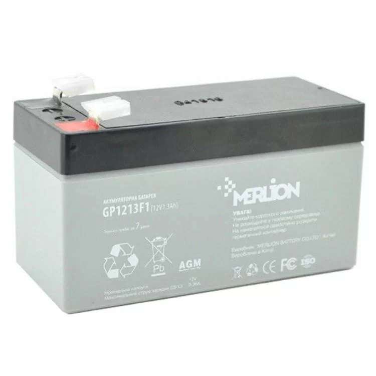 Батарея к ИБП Merlion 12V-1.3Ah (GP1213F1) Батарея к ИБП Merlion 12V-1.3Ah (GP1213F1)