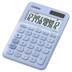 Калькулятор Casio MS-20UC-LB-W-EC, голубой (CALC-CAS-MS-20UC-LB)