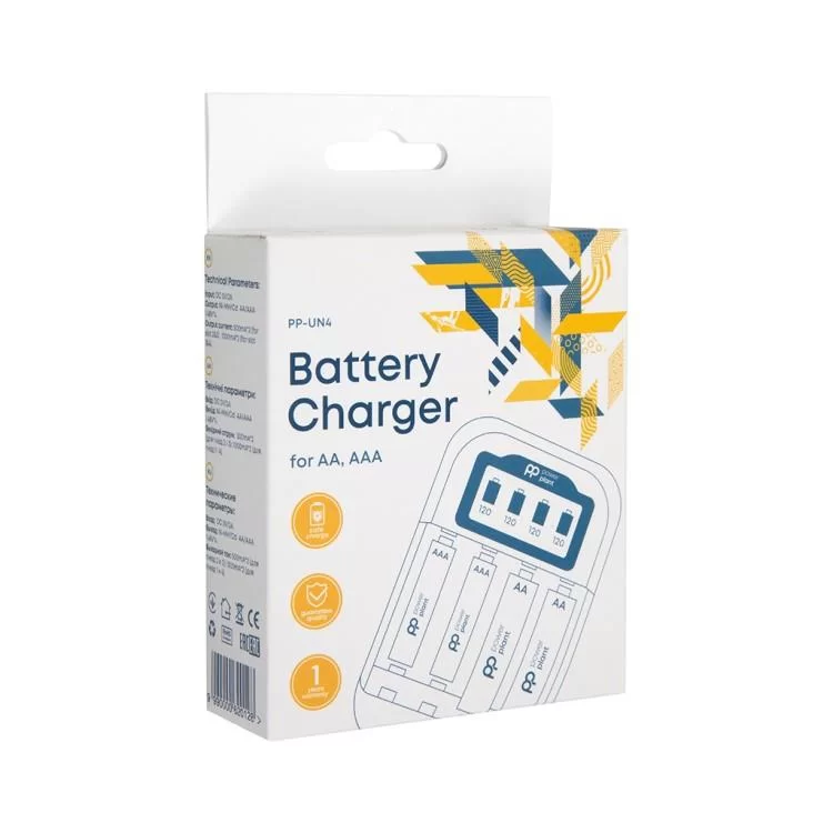 Зарядний пристрій для акумуляторів PowerPlant PP-UN4 (AA, AAA / input microUSB DC 5V/2A) (PP-UN4) відгуки - зображення 5