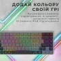 Клавиатура GamePro MK230R Red Swich Low Profile RGB Wireless/Bluetooth/USB Dark Gray (MK230R)