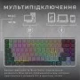 Клавиатура GamePro MK230R Red Swich Low Profile RGB Wireless/Bluetooth/USB Dark Gray (MK230R)