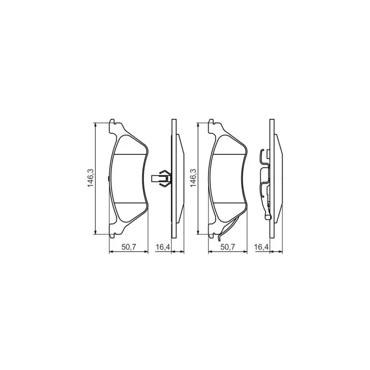 Гальмівні колодки Bosch 0 986 424 816 характеристики - фотографія 7