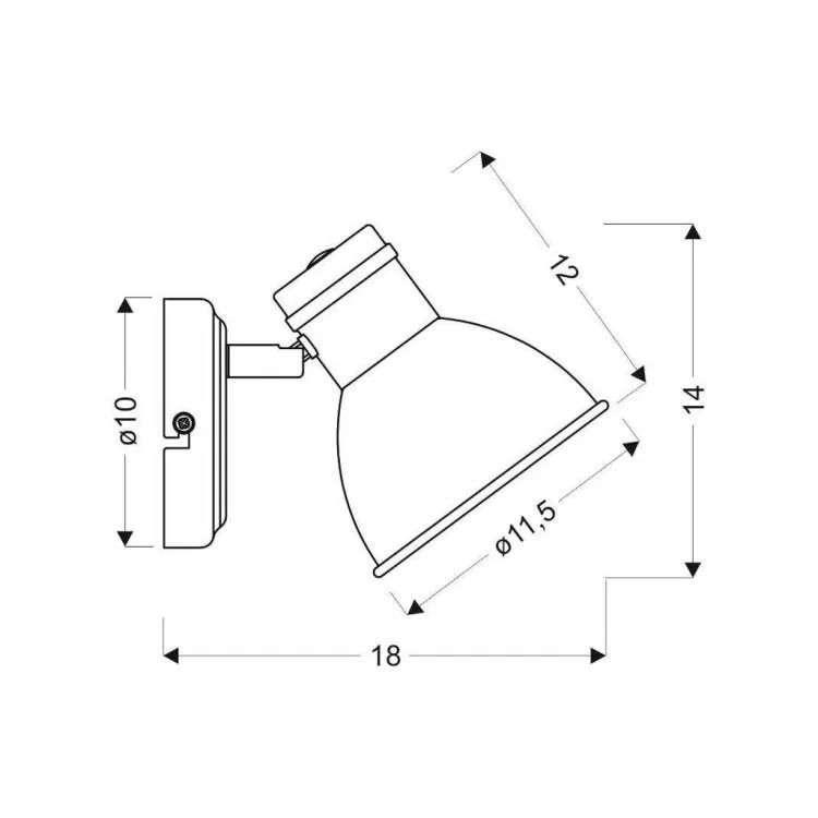 Бра Candellux 91-72115 ZUMBA (91-72115) - фотографія 2