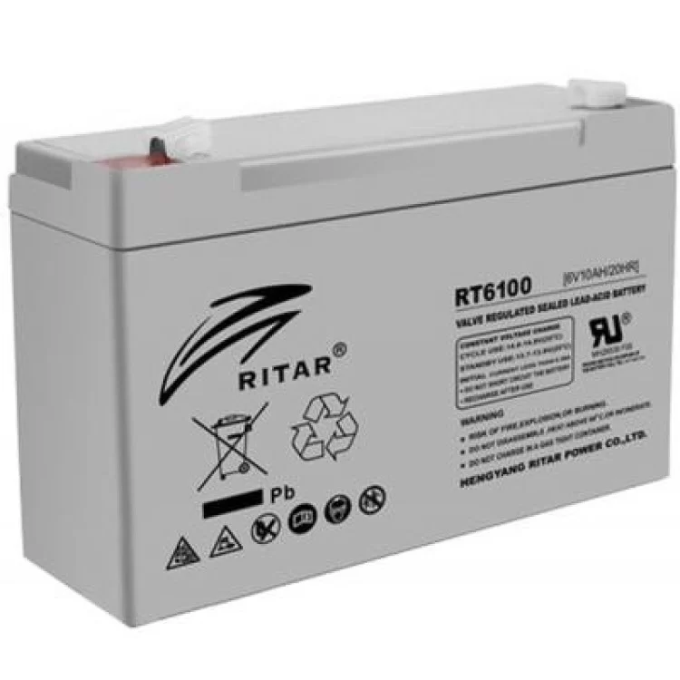 Батарея до ДБЖ Ritar AGM RT6100, 6V-10Ah (RT6100)