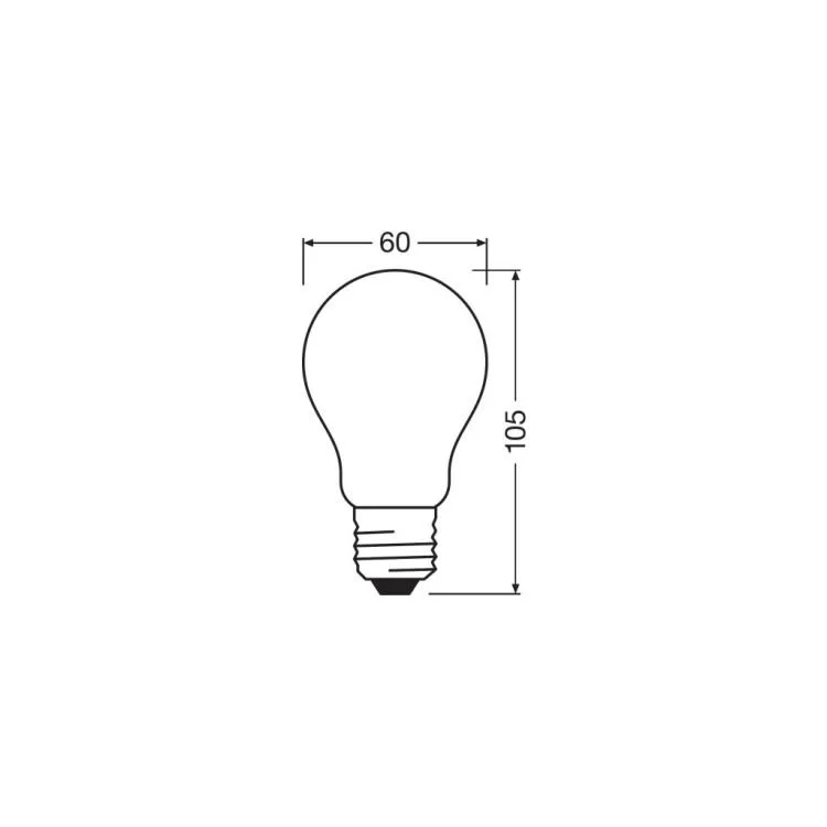 в продажу Лампочка Osram SST CLAS A 100 12 W/4000K E27 (4058075434707) - фото 3