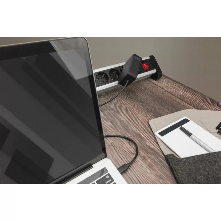 в продажу Блок живлення до ноутбуку Digitus 100W USB-C GaN (DA-10072) - фото 3