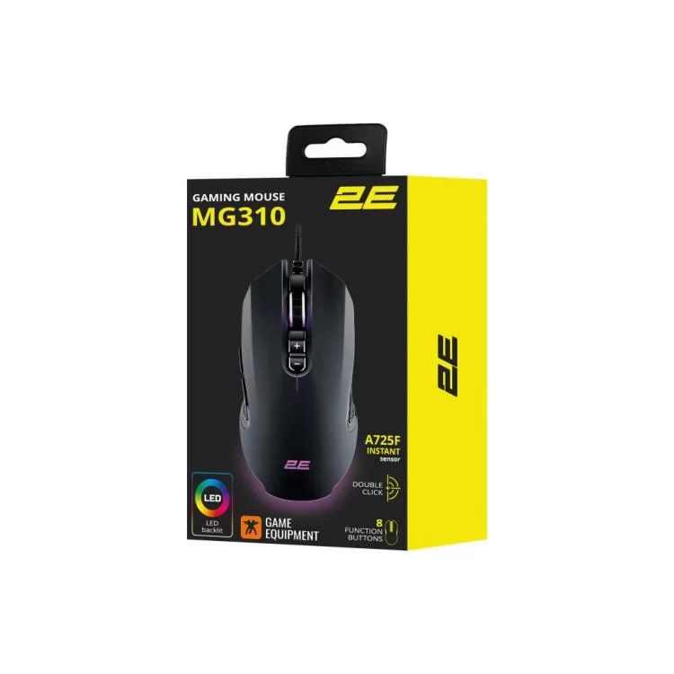 Мишка 2E MG310 LED USB Black (2E-MG310UB) огляд - фото 8