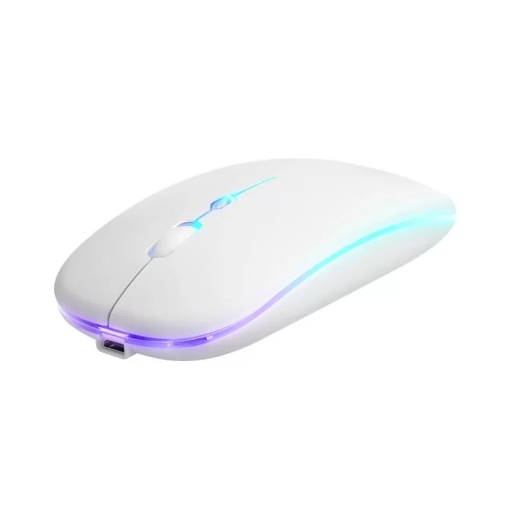 Мишка Defender Touch MM-997 Silent Wireless RGB White (52998) ціна 315грн - фотографія 2