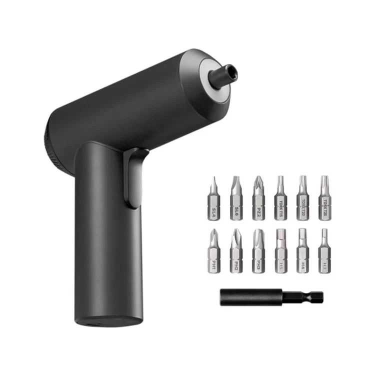 Отвертка аккумуляторная Xiaomi Mijia Electric Screwdriver + 12 насадок (MJDDLSD001QW) цена 2 545грн - фотография 2