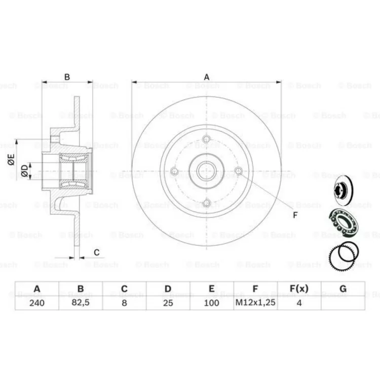 Гальмівний диск Bosch 0 986 479 278 відгуки - зображення 5