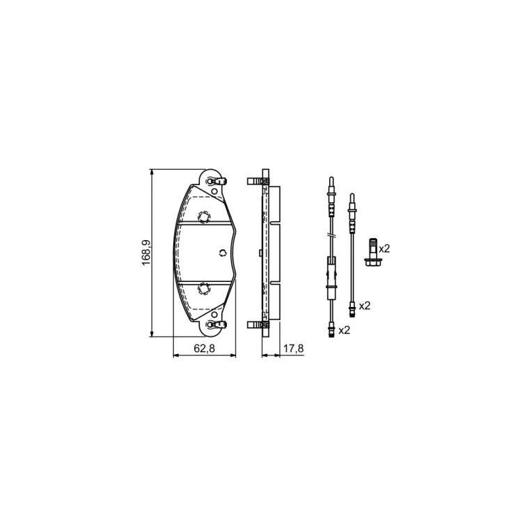 в продаже Тормозные колодки Bosch 0 986 424 581 - фото 3