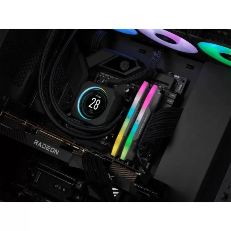 продаем Модуль памяти для компьютера DDR5 32GB (2x16GB) 6000 MHz Vengeance RGB Black Corsair (CMH32GX5M2B6000C40) в Украине - фото 4