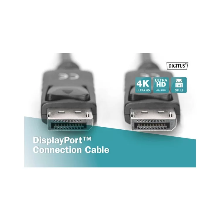 Кабель мультимедійний Display Port to Display Port 15.0m ASSMANN Digitus (AK-340100-150-S) відгуки - зображення 5