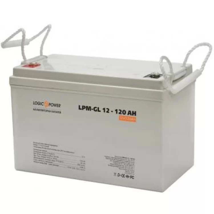 Батарея к ИБП LogicPower LPM-GL 12В 120Ач (3870) цена 23 173грн - фотография 2