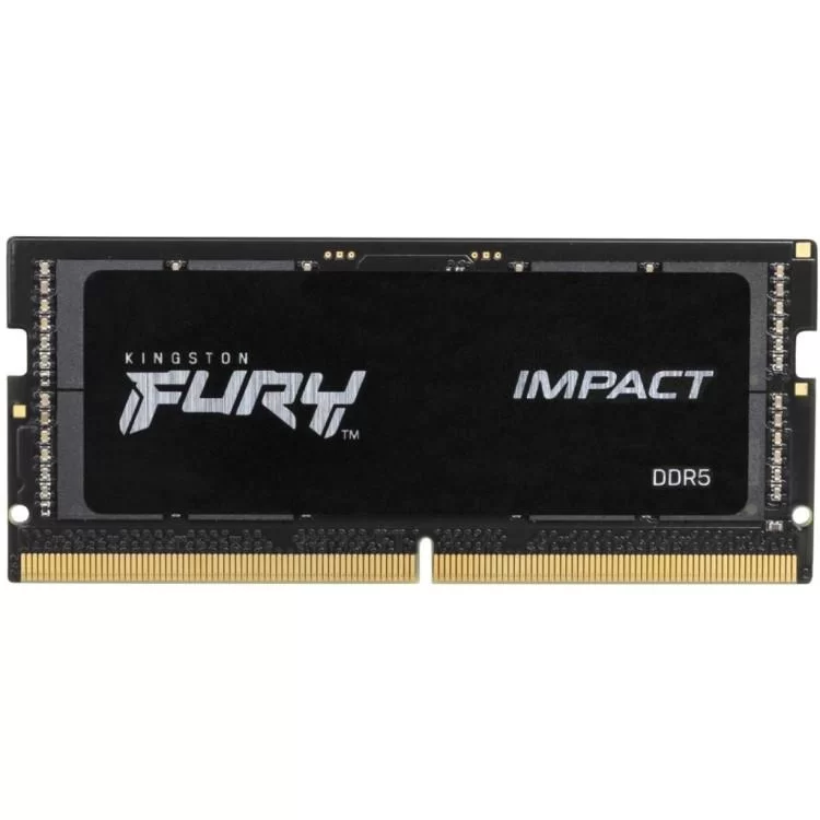 Модуль пам'яті для ноутбука SoDIMM DDR5 64GB (2x32GB) 4800 MHz FURY Impact Kingston Fury (ex.HyperX) (KF548S38IBK2-64) ціна 15 536грн - фотографія 2