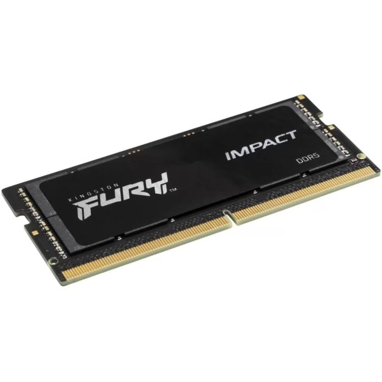 в продажу Модуль пам'яті для ноутбука SoDIMM DDR5 64GB (2x32GB) 4800 MHz FURY Impact Kingston Fury (ex.HyperX) (KF548S38IBK2-64) - фото 3