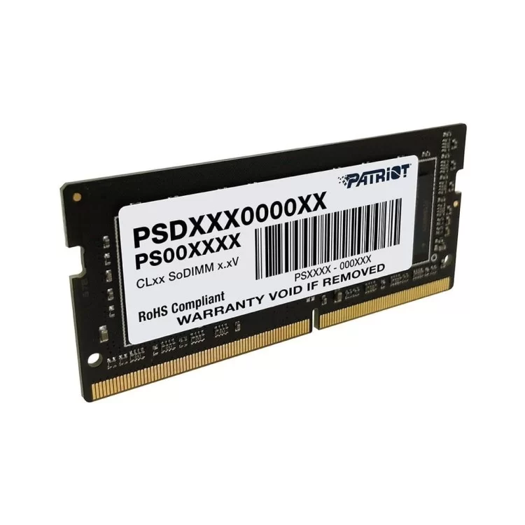 в продажу Модуль пам'яті для ноутбука SoDIMM DDR4 8GB 3200 MHz Patriot (PSD48G32002S) - фото 3