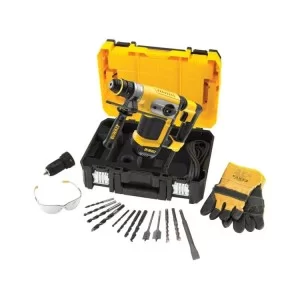 Перфоратор DeWALT SDS-Plus, 1000 Bт, 4.2 Дж, 32/100 мм, 4.3 кг, TSTAK + аксессуары (D25417KT)