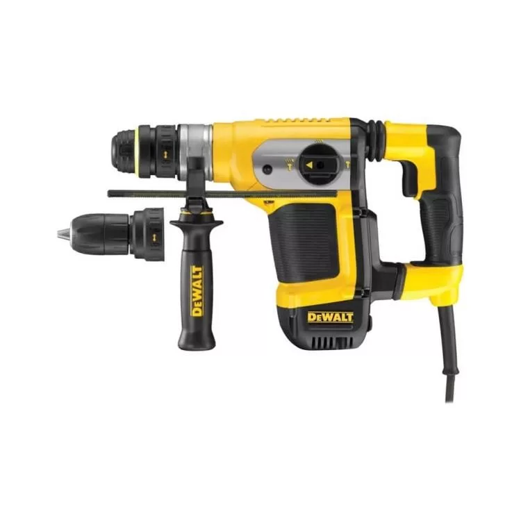 Перфоратор DeWALT SDS-Plus, 1000 Bт, 4.2 Дж, 32/100 мм, 4.3 кг, TSTAK + аксесуари (D25417KT) ціна 60 476грн - фотографія 2