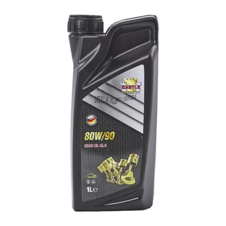 Трансмиссионное масло CASTLE MOTOR OILS 80W90 API GL-5 1л (8682755002120)