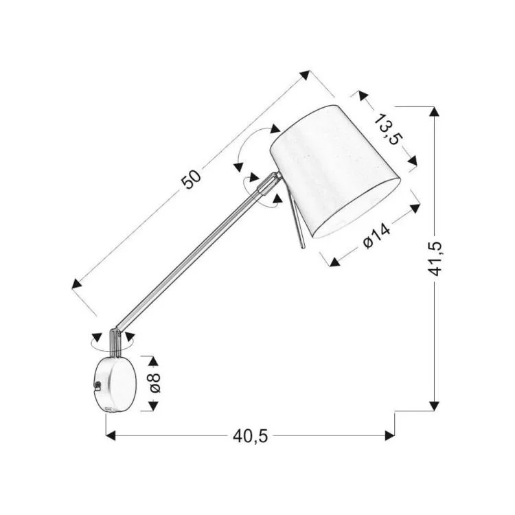 Бра Candellux 21-73914 KILLY (21-73914) цена 6 105грн - фотография 2