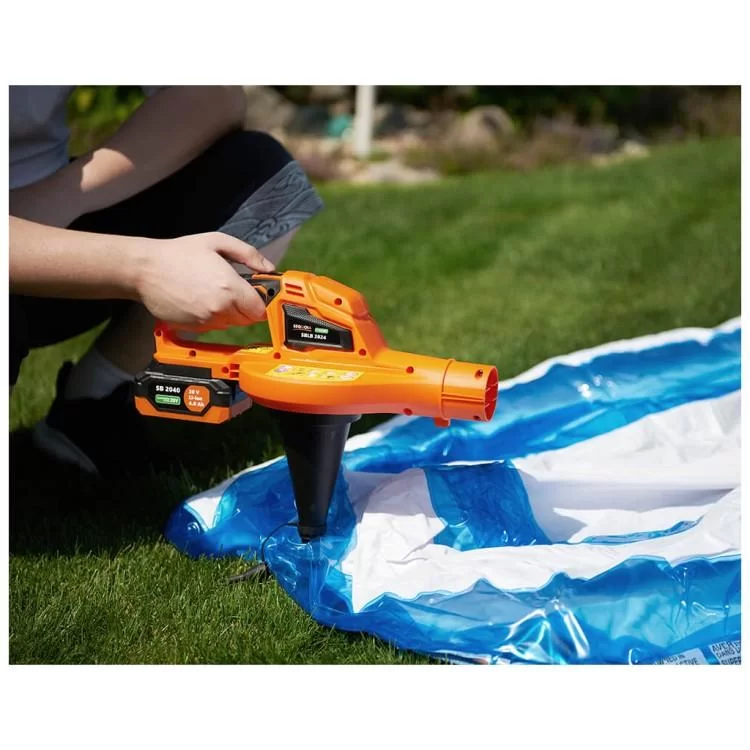 Воздуходувка SEQUOIA 20V, 245 куб. м/ч, 241 км/ч, 13500 об/мин (без АКБ и ЗУ) (SBLB2024) обзор - фото 8