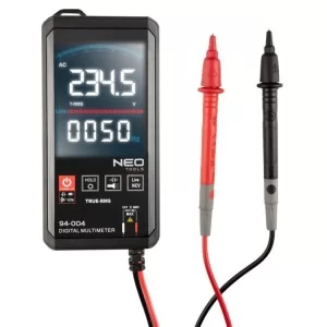 Цифровий мультиметр Neo Tools 0-600V, рідкокристалічний дисплей з підсвіткою, сенсорный (94-004)