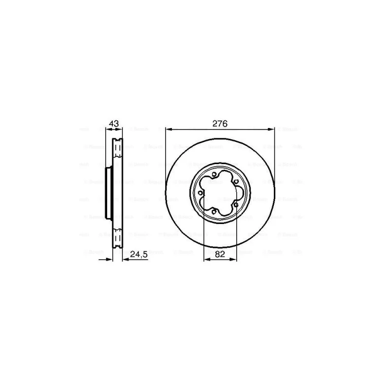 Гальмівний диск Bosch 0 986 478 299 відгуки - зображення 5