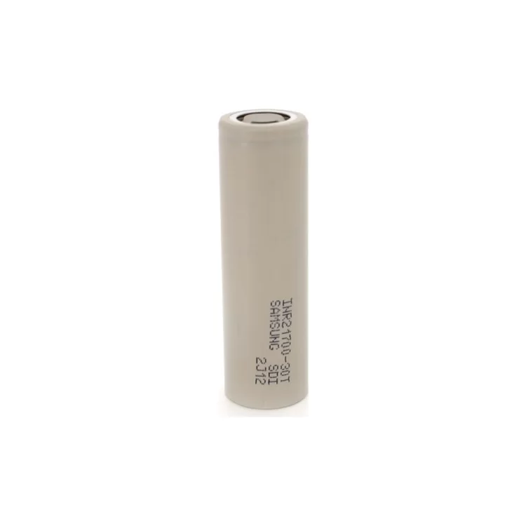 Акумулятор 21700 3000mAh, 7.2(14.4)A, 4.2/3.69/2.5V, Gray Samsung (INR21700(30T) / 28227)