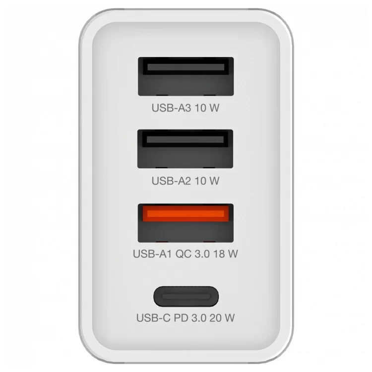 в продаже Зарядное устройство Verbatim USB 30W PD3.0 4-ports white (49701) - фото 3