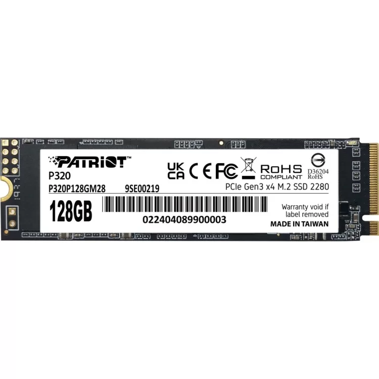 Накопитель SSD M.2 2280 128GB Patriot (P320P128GM28)