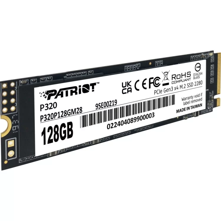 Накопитель SSD M.2 2280 128GB Patriot (P320P128GM28) цена 910грн - фотография 2