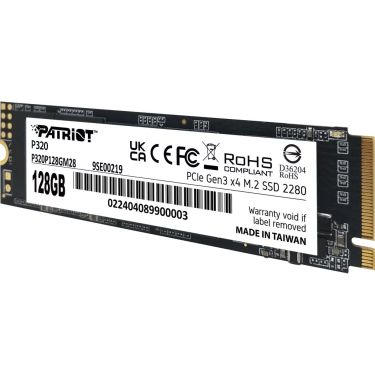 в продаже Накопитель SSD M.2 2280 128GB Patriot (P320P128GM28) - фото 3