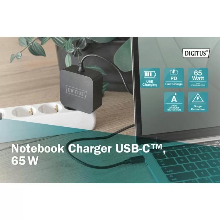 Блок питания к ноутбуку Digitus 65W USB-C (DA-10071) инструкция - картинка 6