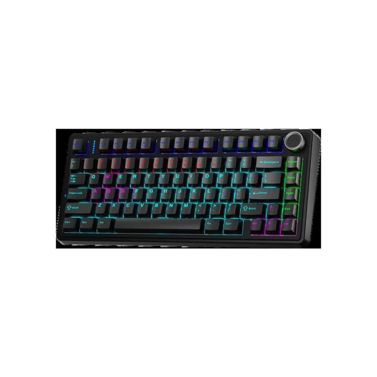 Клавіатура Aula F75 keycap KRGD Blue USB UA Black (6948391202846) ціна 2 208грн - фотографія 2