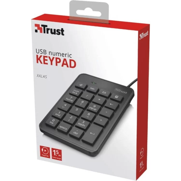 Клавиатура Trust Xalas USb numeric keypad (22221) отзывы - изображение 5