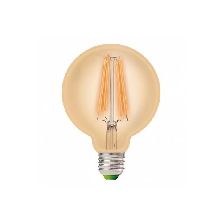 Лампочка Eurolamp G95 12W E27 2700K (LED-G95-12273(Amber)) ціна 358грн - фотографія 2