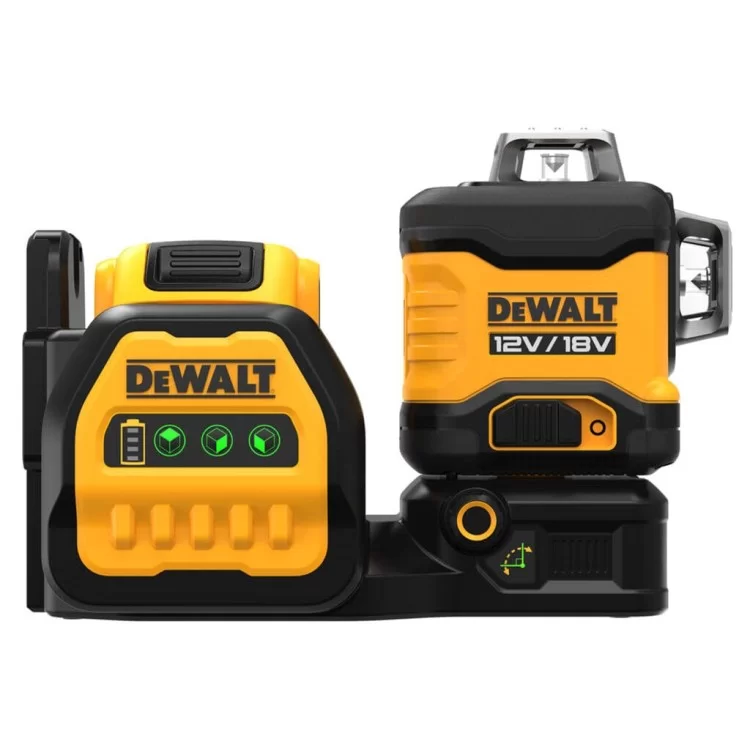 Лазерний нівелір DeWALT лінійний 10.8/12/18В XR Li-Ion, зелений промінь, 1x2Ah 18V, TSTAK (DCE089D1G18) ціна 53 998грн - фотографія 2