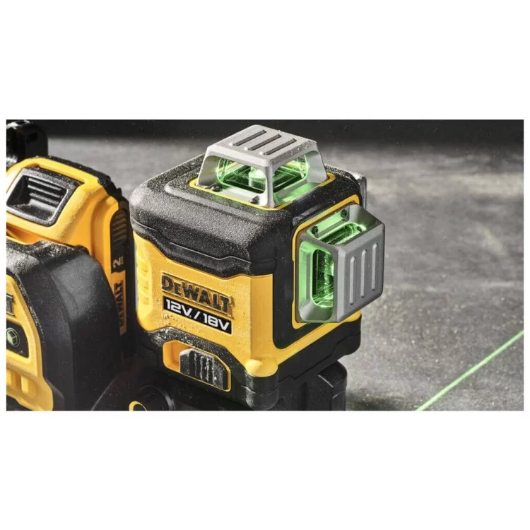 Лазерний нівелір DeWALT лінійний 10.8/12/18В XR Li-Ion, зелений промінь, 1x2Ah 18V, TSTAK (DCE089D1G18) - фото 9