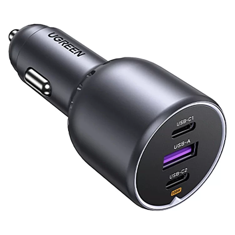 Зарядний пристрій Ugreen 3xUSB 130W (2xUSB-C+USB-A) QC3.0 (EC705) (35025) ціна 2 208грн - фотографія 2