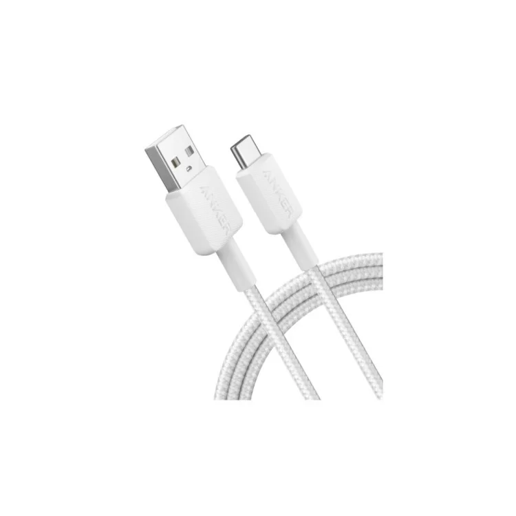 в продажу Дата кабель USB 2.0 AM to Type-C 1.8m 322 White Anker (A81H6H21) - фото 3