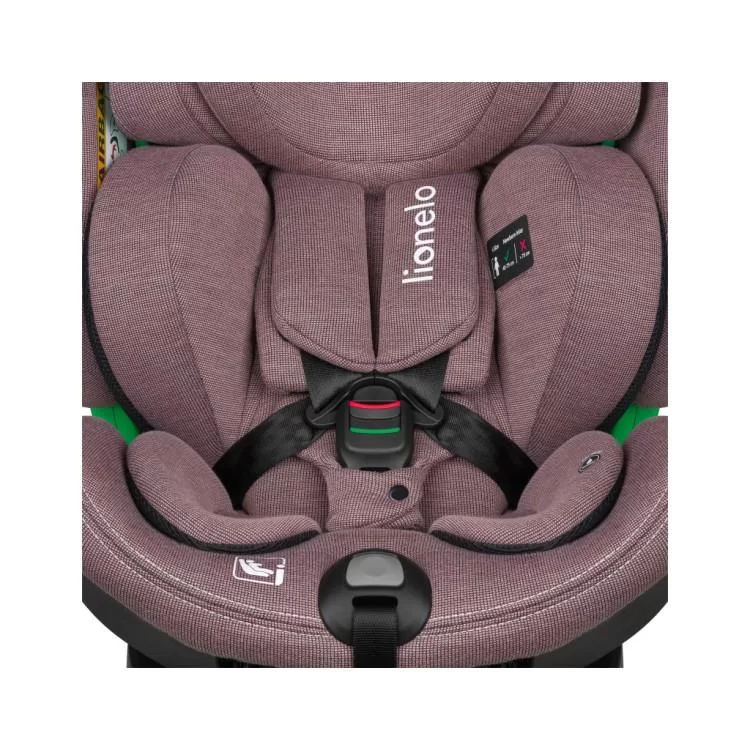 Автокрісло Lionelo Harmony I-Size Pink Mauve Bamboo (LO-HARMONY I-SIZE PINK MAUVE BAMBOO) огляд - фото 8