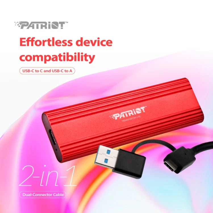 Накопичувач SSD USB-C 1TB Patriot (PTPL1TBPEC) огляд - фото 8