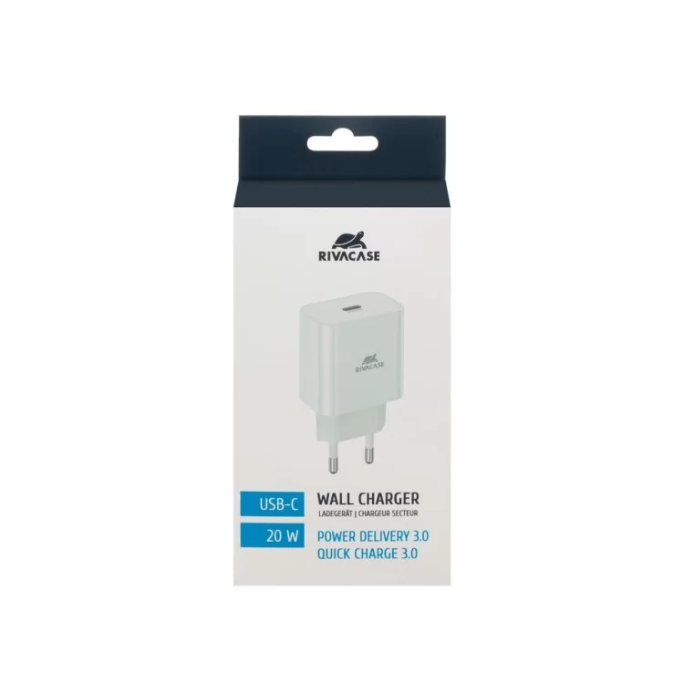 в продаже Зарядное устройство RivaCase 1xUSB Type-C PD 20 Вт white (PS4101 W00 (White)) - фото 3