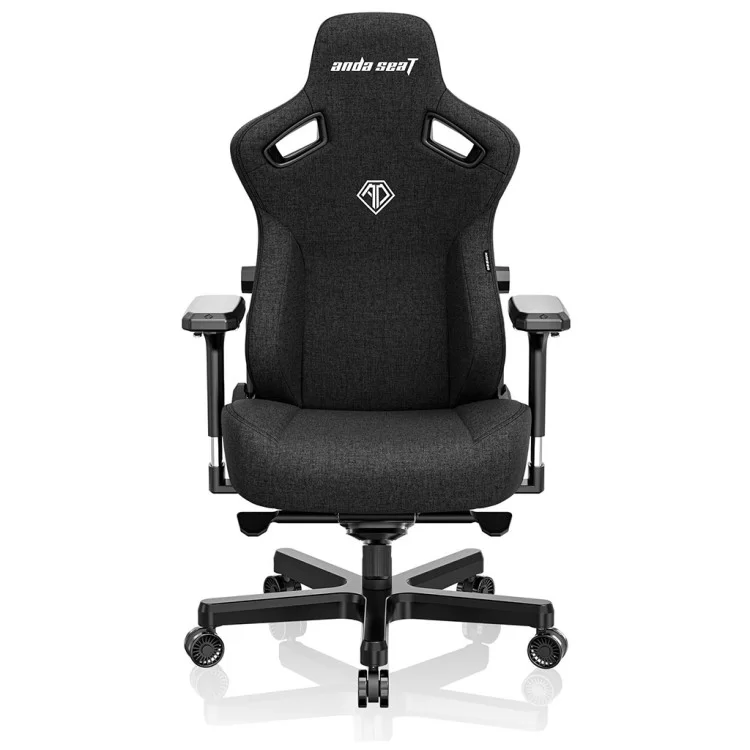 Крісло ігрове Anda Seat Kaiser 3 Fabric Size XL Black (AD12YDC-XL-01-B-CF) ціна 35 998грн - фотографія 2